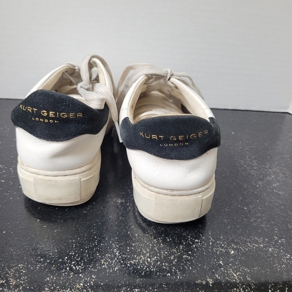 Kurt Geiger London Laney Leather Platform Sneakers - Picture 6 of 9